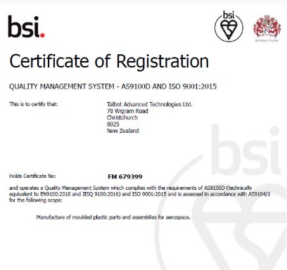 BSI Certificate