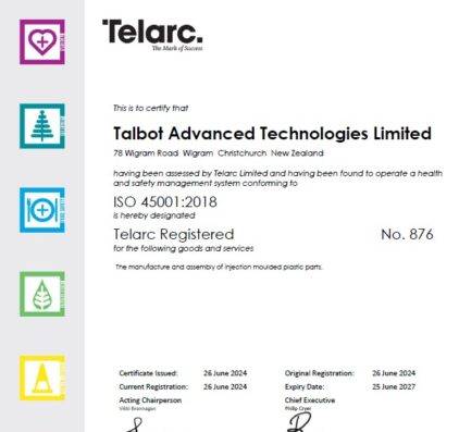 ISO45001 Cert